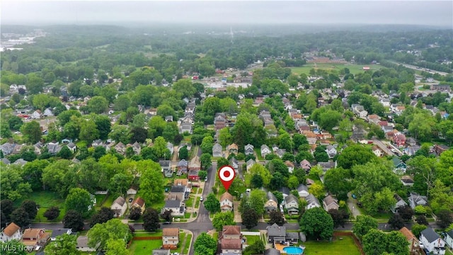 1197 Carey Ave, Akron, OH 44314 - aerial perspective of suburban area