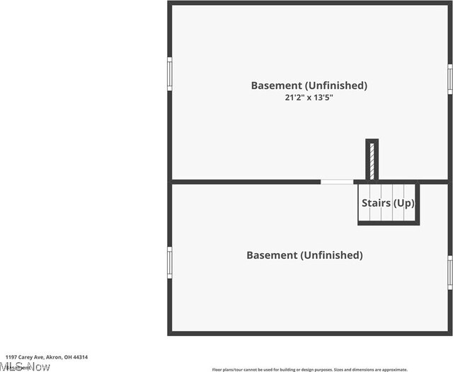 1197 Carey Ave, Akron, OH 44314 - room layout