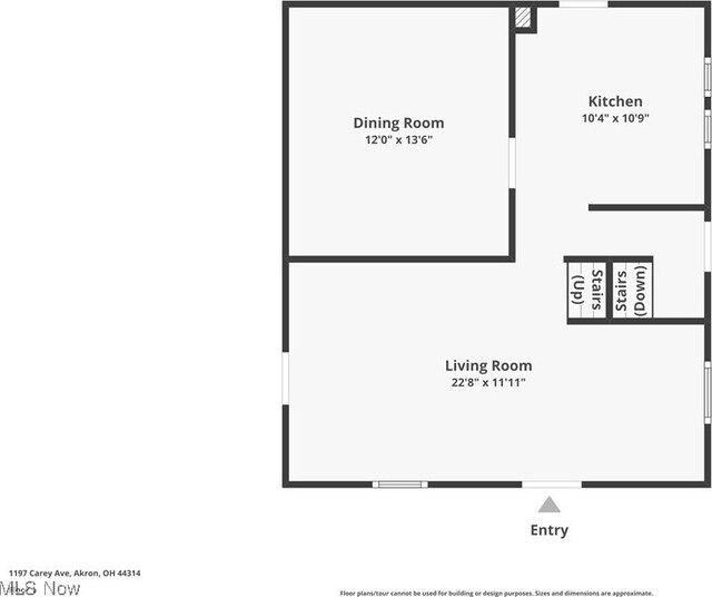 1197 Carey Ave, Akron, OH 44314 - room layout
