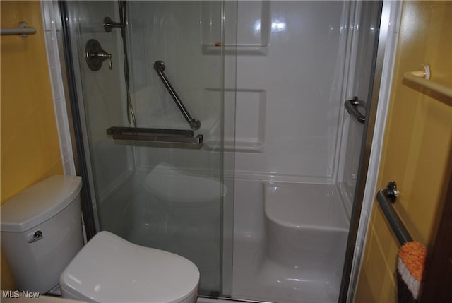 13350 Baumhart Rd, Amherst, OH 44001 - full bathroom with toilet and a shower stall
