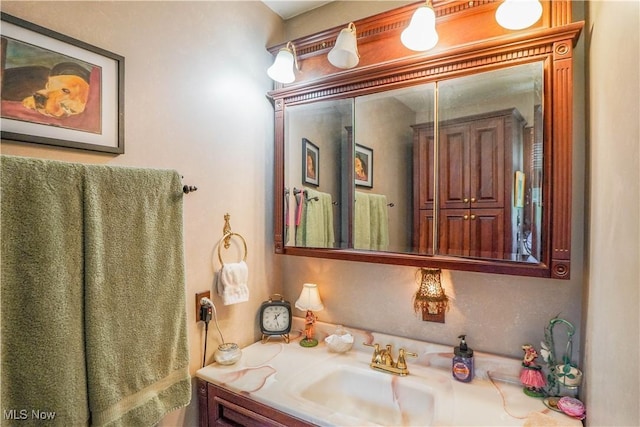 3490 Vanderhoof Rd, New Franklin, OH 44203 - bathroom with vanity