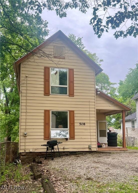 508 Crouse St, Akron, OH 44311 - view of rear view of house