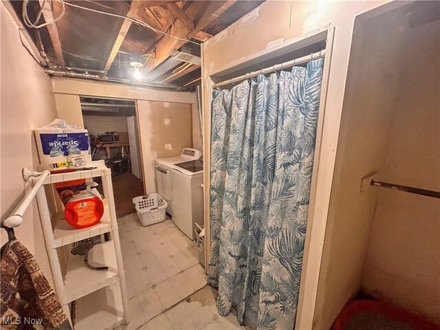76 Parkgate Ave, Youngstown, OH 44515 - unfinished basement with washer and dryer