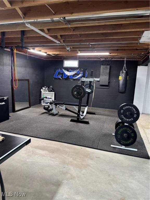 3130 Hollybrook Ln, Mogadore, OH 44260 - view of workout room