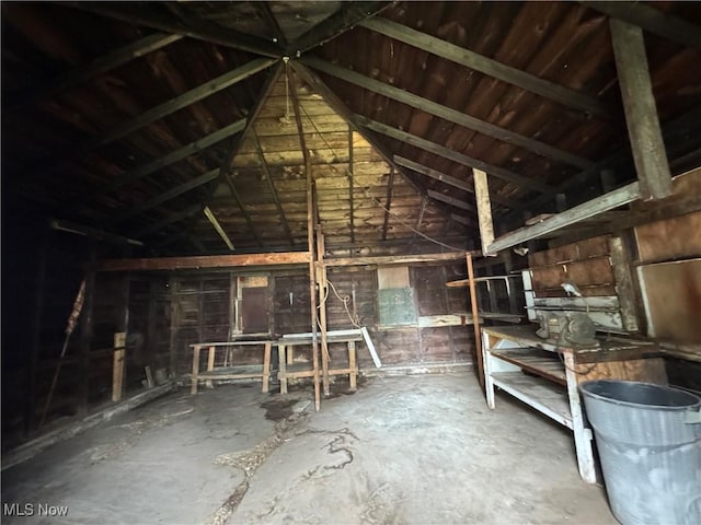 1733 E 47th St, Ashtabula, OH 44004 - view of unfinished attic