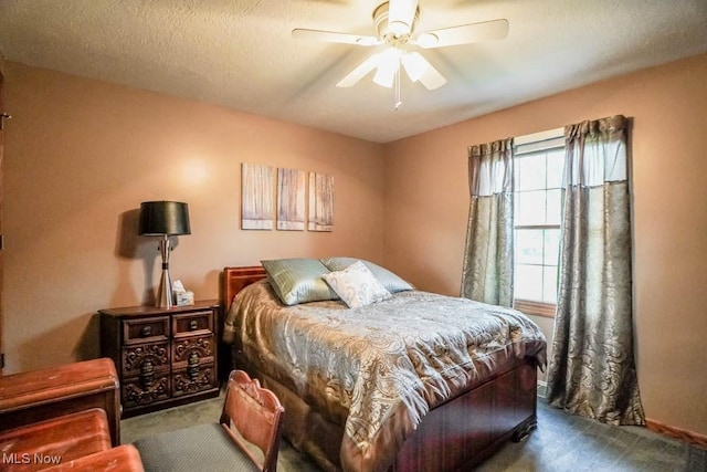 1632 Schneider St NW, North Canton, OH 44720 - bedroom featuring dark colored carpet and ceiling fan