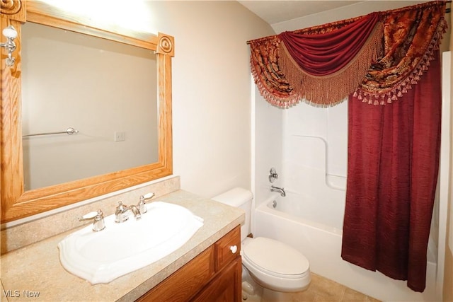 5280 Kapok Dr, Medina, OH 44256 - full bath with toilet, vanity, and shower / bath combo