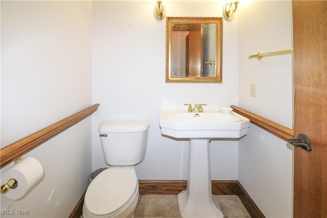 5280 Kapok Dr, Medina, OH 44256 - bathroom featuring toilet and tile patterned floors