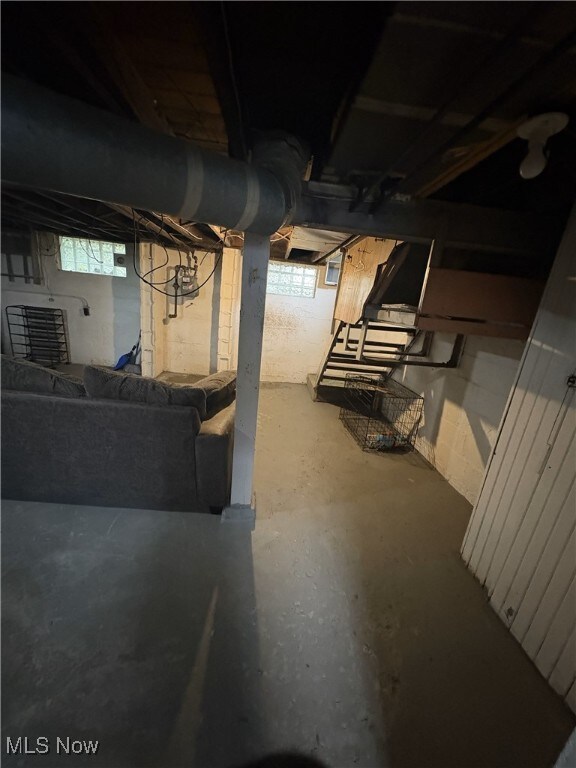 369 Montrose Ave, Akron, OH 44310 - basement featuring healthy amount of natural light