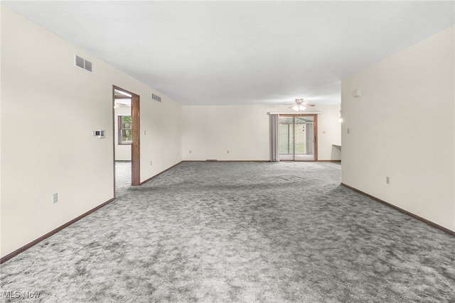 14031405 Frank Dr, Wooster, OH 44691 - carpeted empty room featuring baseboards and a ceiling fan