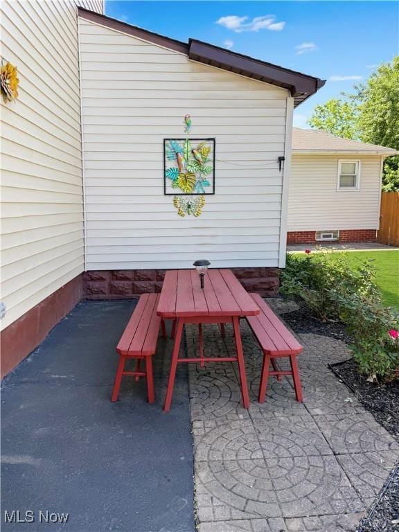 5417 Brow Ave, Newburgh Heights, OH 44105 - view of patio with outdoor dining space