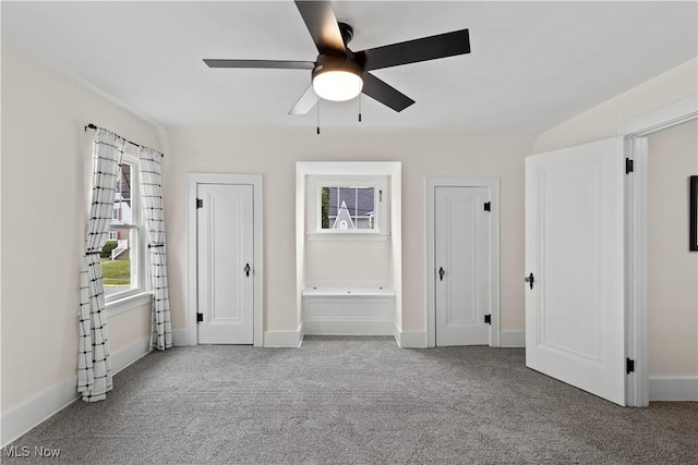 3652 Brightway St, Weirton, WV 26062 - unfurnished bedroom with carpet floors, baseboards, and a ceiling fan