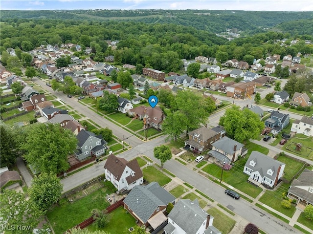 3652 Brightway St, Weirton, WV 26062 - view of property location with nearby suburban area and a heavily wooded area