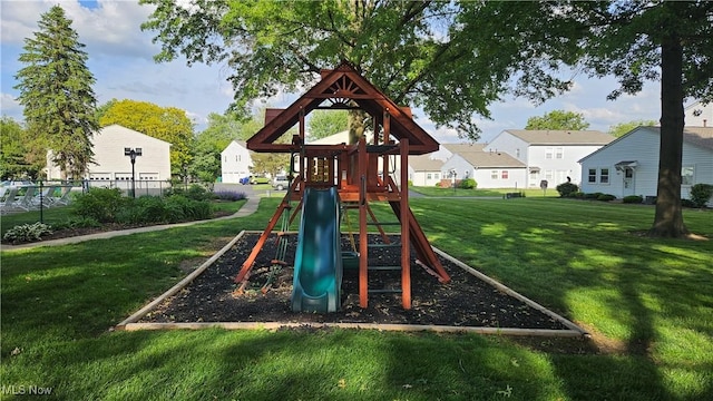 3970 Royal Liverpool Dr Unit A, Uniontown, OH 44685 - view of playground featuring a residential view
