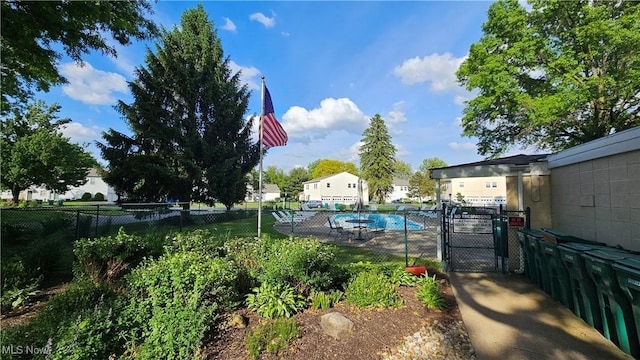 3970 Royal Liverpool Dr Unit A, Uniontown, OH 44685 - view of yard featuring a gate