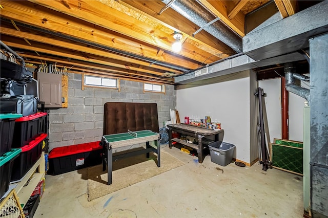 20393 Wildwood Ln, Strongsville, OH 44149 - below grade area featuring electric panel