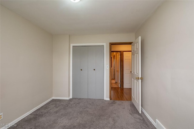 6351 W 130th St, Parma Heights, OH 44130 - unfurnished bedroom with carpet flooring, a closet, and baseboards