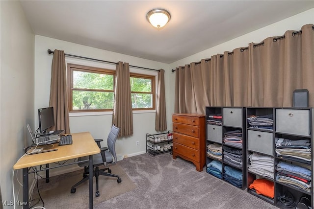 6351 W 130th St, Parma Heights, OH 44130 - office area featuring carpet floors and baseboards