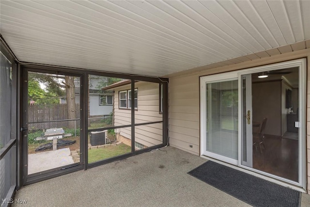 6351 W 130th St, Parma Heights, OH 44130 - view of unfurnished sunroom