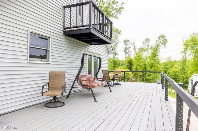 22 Waynesburg Rd NW, Carrollton, OH 44615 - view of wooden deck