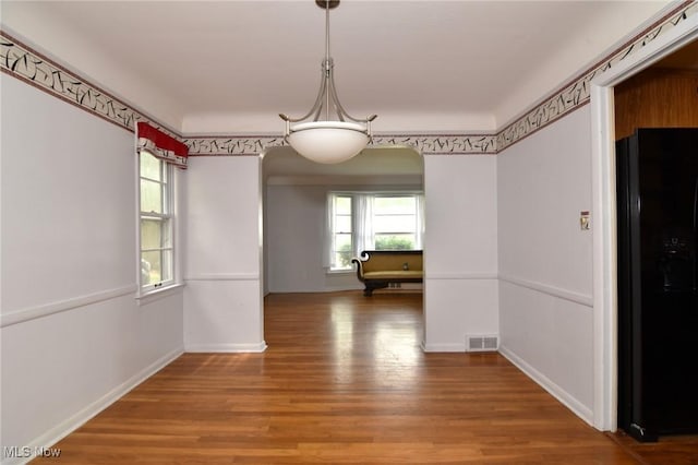 3927 Princeton Blvd, South Euclid, OH 44121 - unfurnished dining area with wood finished floors, billiards, and baseboards