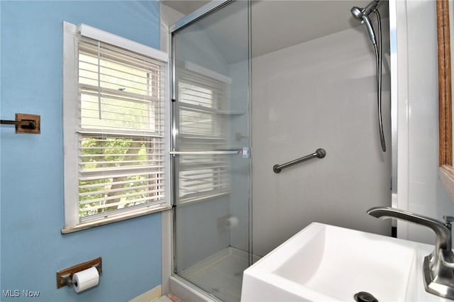 3927 Princeton Blvd, South Euclid, OH 44121 - full bathroom with a sink and a stall shower
