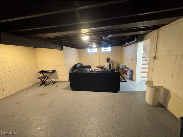 4241 Hinsdale Rd, South Euclid, OH 44121 - below grade area with stairs