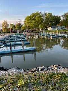8452 E Bay Shore Rd Unit 7, Danbury, OH 43440 - dock area featuring a water view