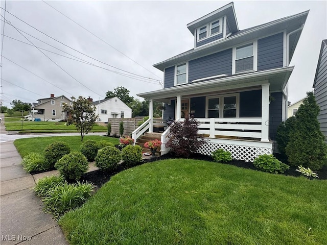1226 16th St, Parkersburg, WV 26101 - american foursquare style home with covered porch and a front yard
