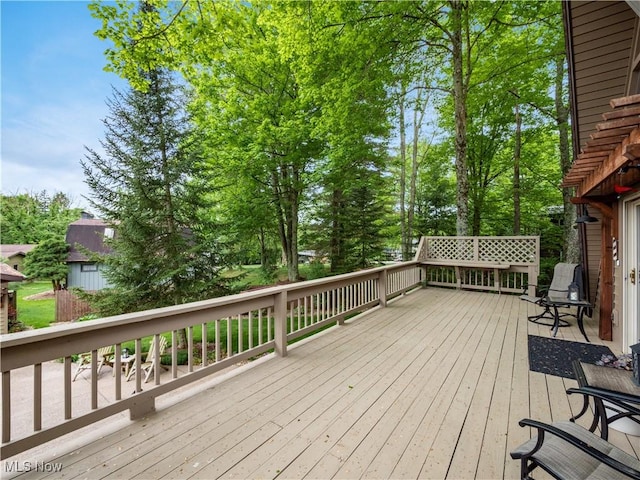 316 Saint Andrews Ln, Senecaville, OH 43780 - view of deck