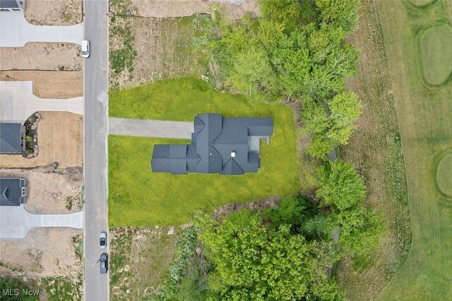 810 Club Dr W, Aurora, OH 44202 - bird's eye view