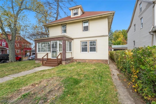 3331 Cedarbrook Rd, Cleveland Heights, OH 44118 - view of front facade featuring a front yard and entry steps