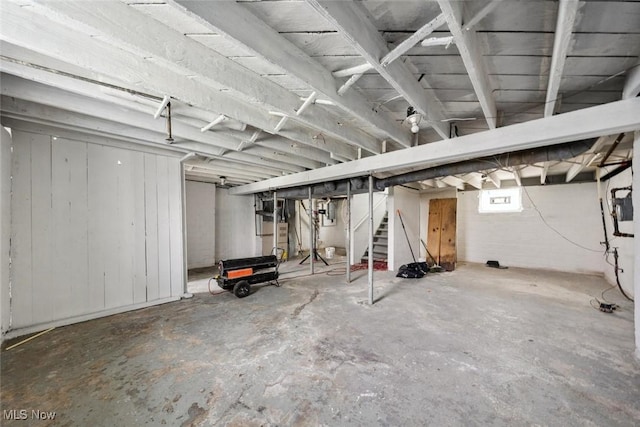 3331 Cedarbrook Rd, Cleveland Heights, OH 44118 - basement with stairs