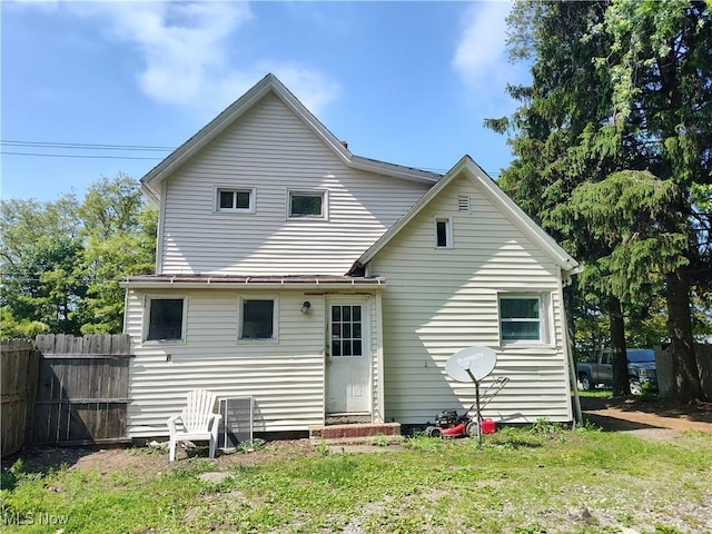 681 Madison St, Conneaut, OH 44030 - rear view of property featuring entry steps
