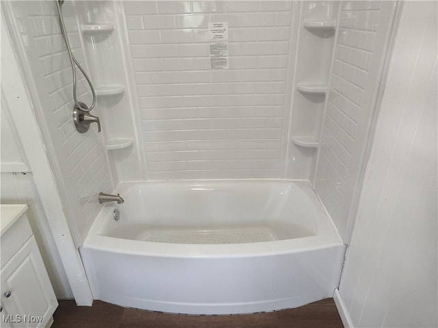 681 Madison St, Conneaut, OH 44030 - bathroom with vanity and shower / tub combination