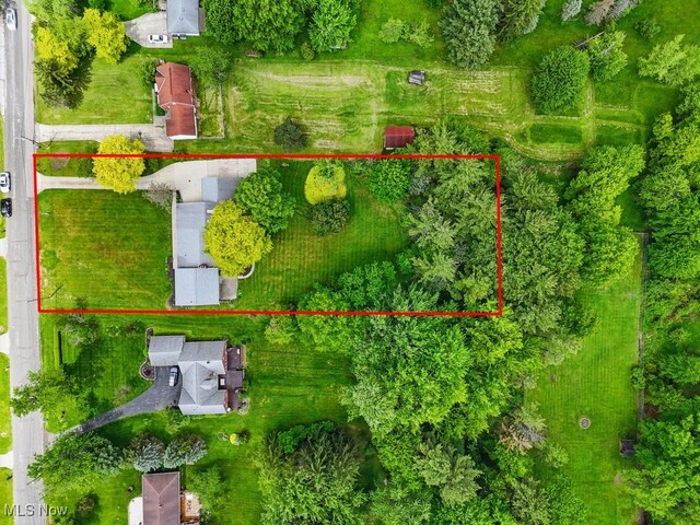 8049 Mccreary Rd, Broadview Heights, OH 44147 - aerial overview of property's location featuring property parcel outlined