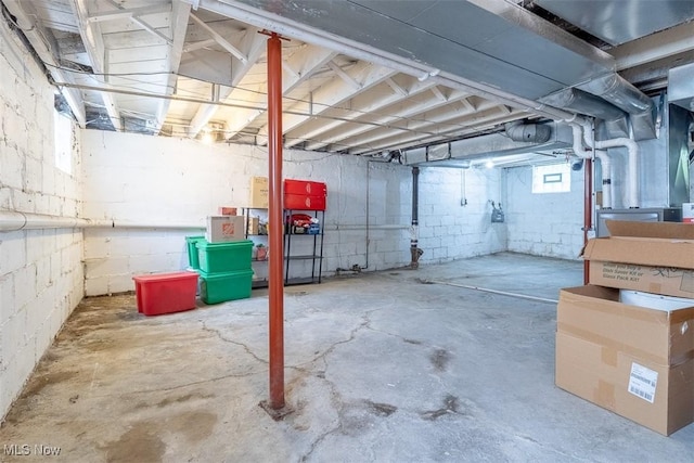 168 Brooklyn Ave, Salem, OH 44460 - below grade area featuring gas meter