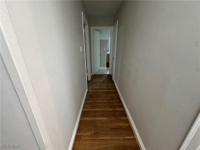 13707 Drexmore Rd, Shaker Heights, OH 44120 - hallway with wood finished floors and baseboards