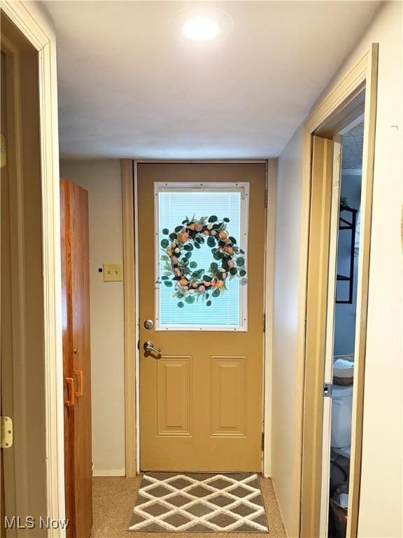 1324 N 4th St, Toronto, OH 43964 - entryway with baseboards and light carpet