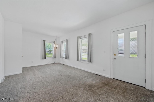 163 E Martin St, Amherst, OH 44001 - carpeted entrance foyer featuring baseboards