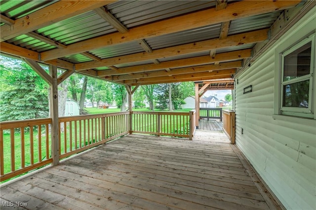 163 E Martin St, Amherst, OH 44001 - view of deck