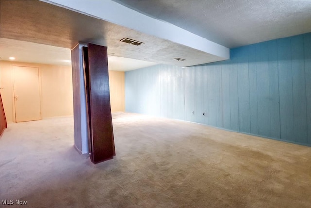 4473 Habersham Ln S, Richmond Heights, OH 44143 - finished basement with carpet floors and wood walls