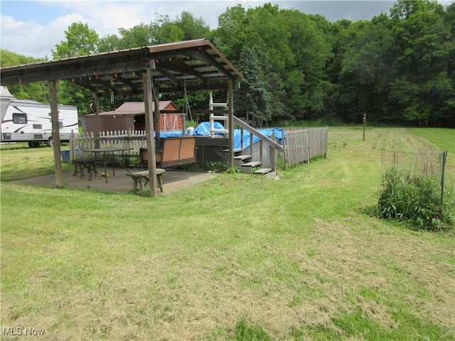 163 N Chestnut St, Linesville, PA 16424 - view of grassy yard