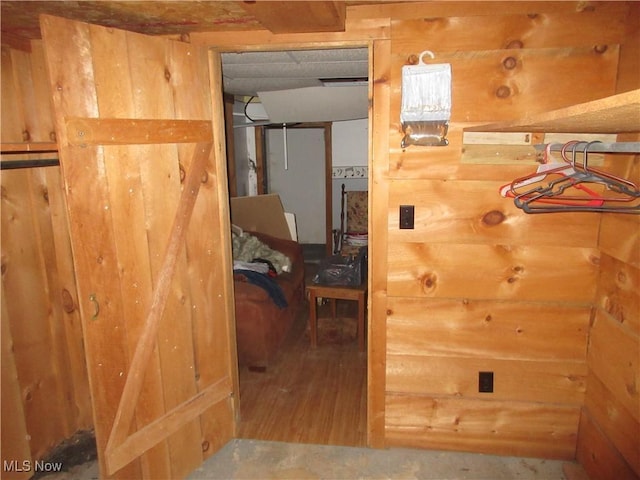 163 N Chestnut St, Linesville, PA 16424 - hall with wood finished floors