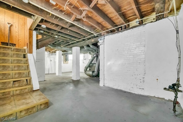 1586 E 86th St, Cleveland, OH 44106 - below grade area with stairway