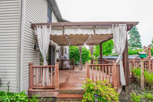2410 Rohrer St NW, North Canton, OH 44720 - view of wooden deck