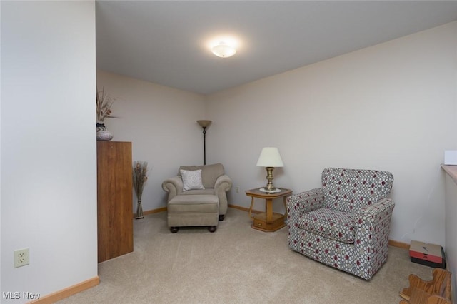 1441 Shaw Ave Unit A, Niles, OH 44446 - sitting room featuring carpet flooring and baseboards