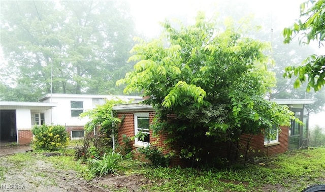 52100 State Route 536, Hannibal, OH 43915 - back of house with brick siding