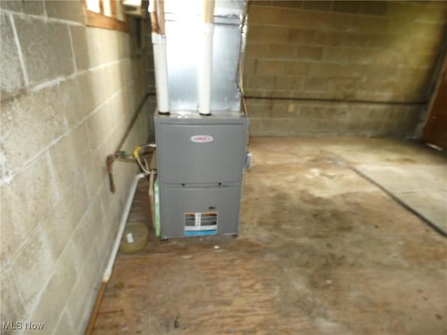 52100 State Route 536, Hannibal, OH 43915 - utility room with heating unit
