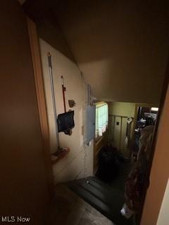 5806 Risher Rd, Leavittsburg, OH 44430 - corridor featuring lofted ceiling